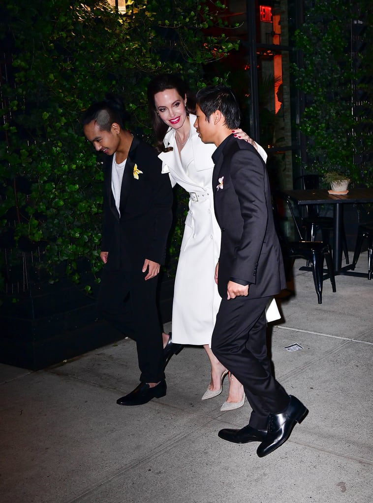 Angelina Jolie With Her Kids on the Red Carpet in NYC 2017