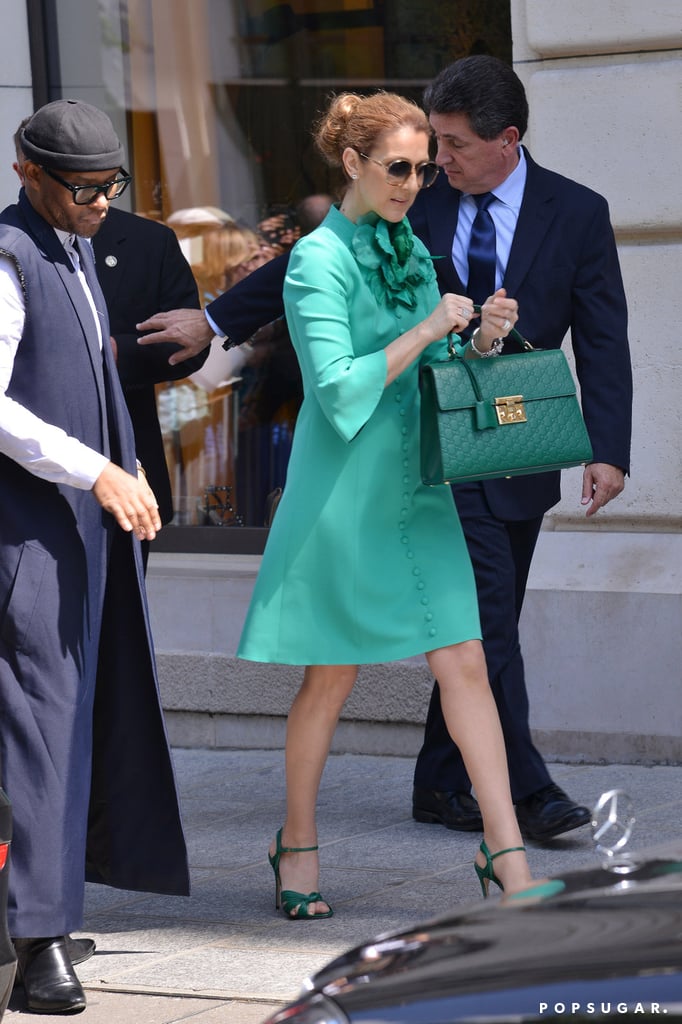 When She Stepped Out in an Outfit That Was Totally Teal