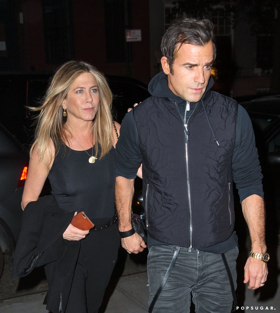 Jennifer Aniston and Justin Theroux in NYC September 2016