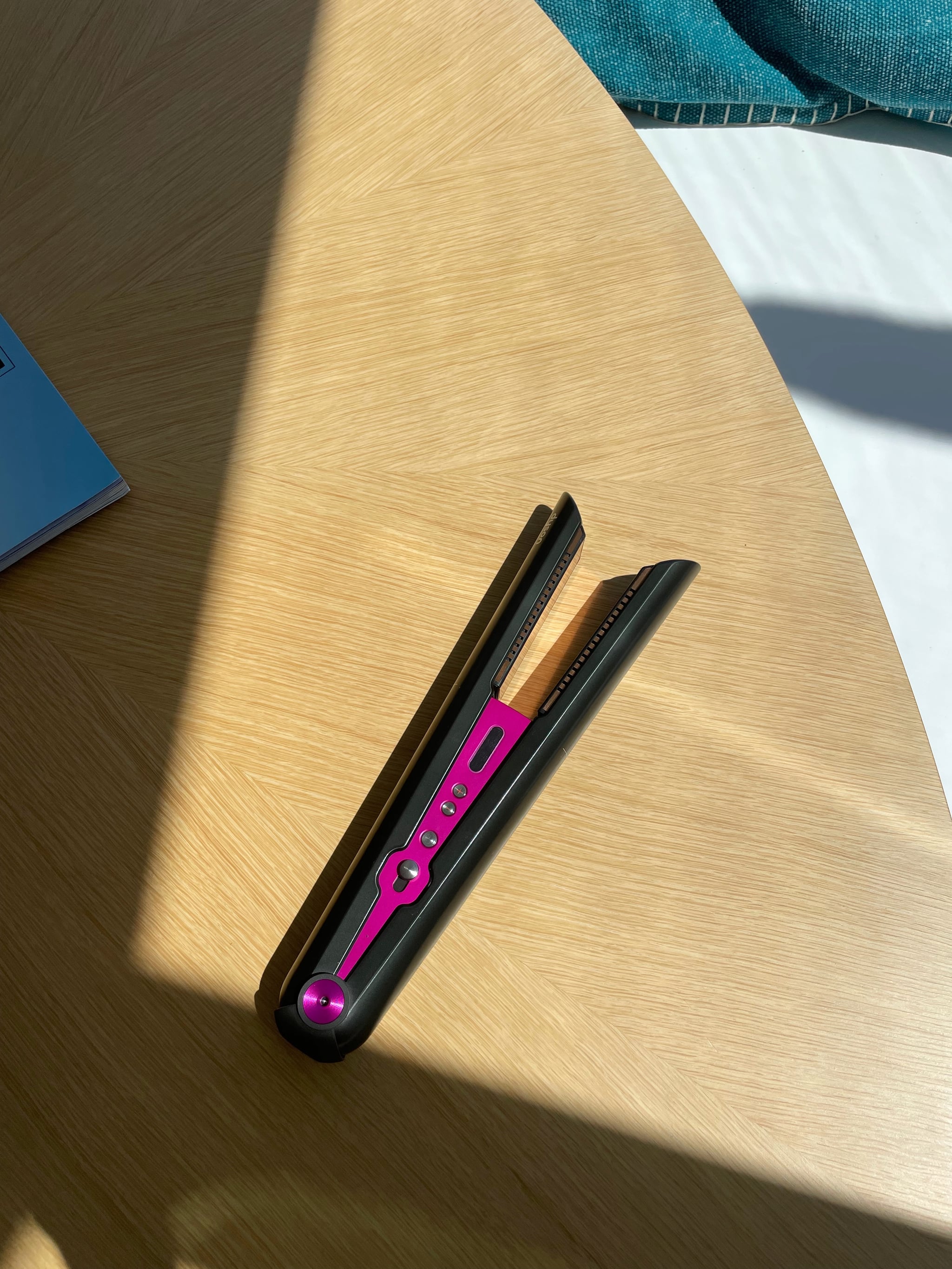 hailey bieber flat iron review dyson corrale