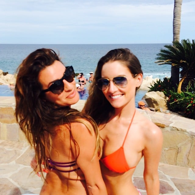 Lea and her pal were all smiles during their Mexican getaway. 
Source: Instagram user msleamichele