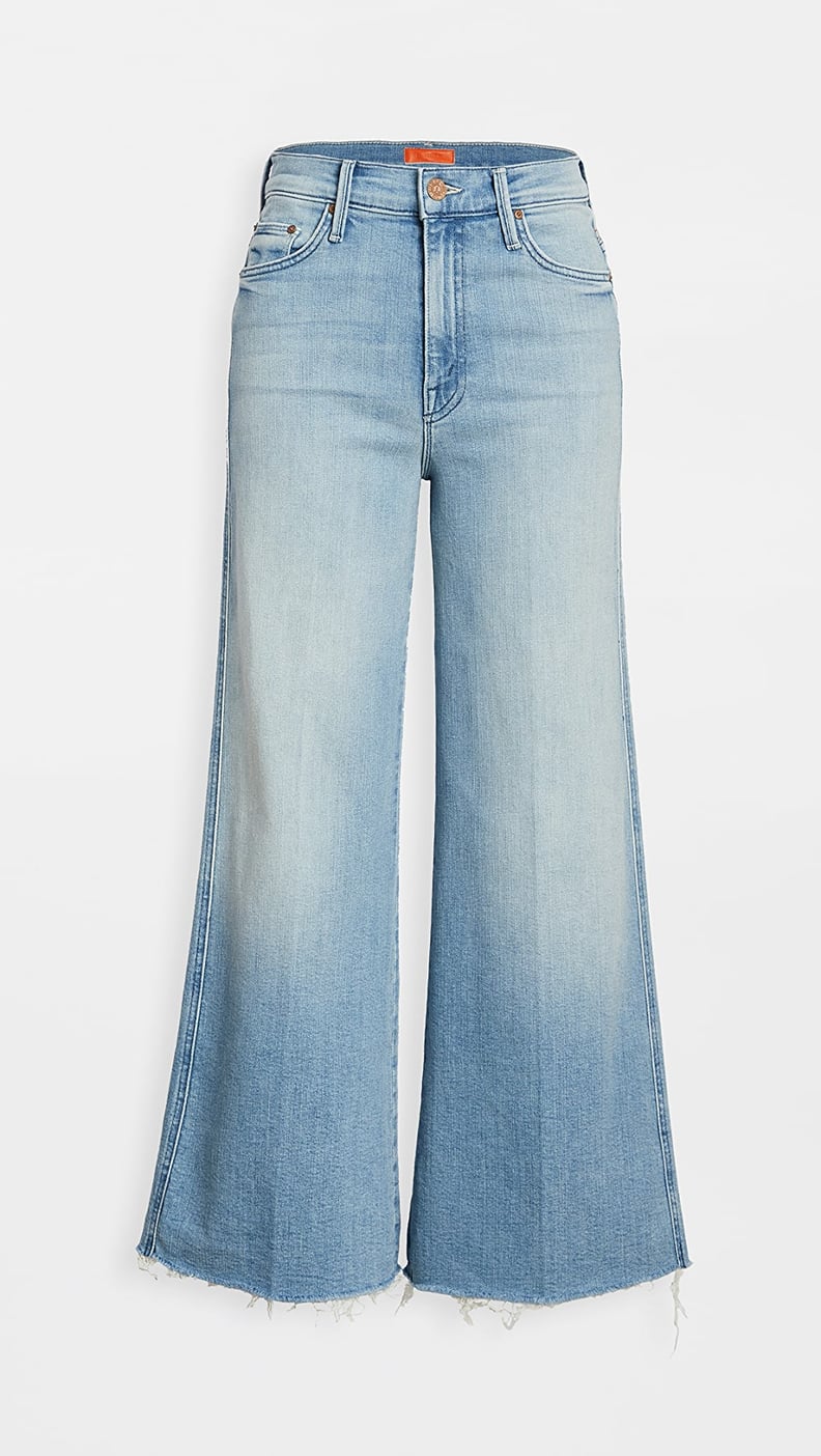 Mother Sunburst Roller Unfinished Ankle Jeans