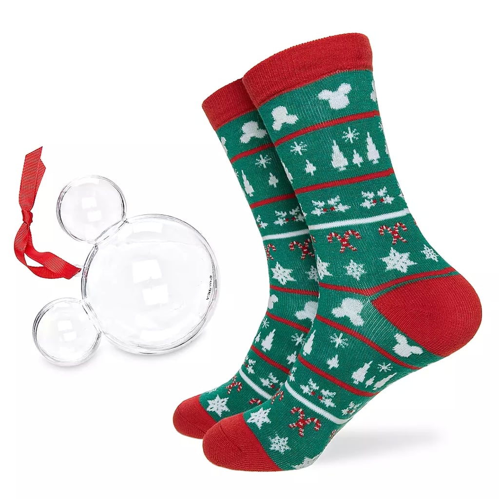 Mickey Mouse Icon Holiday Socks in Ornament For Adults