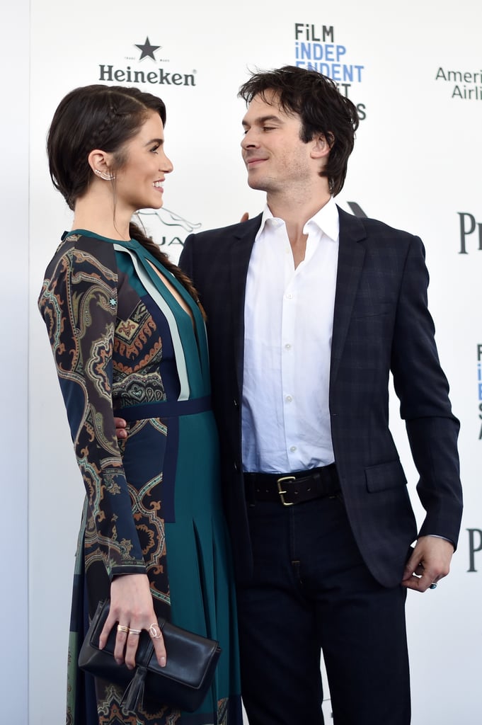 Ian Somerhalder and Nikki Reed at Spirit Awards 2016