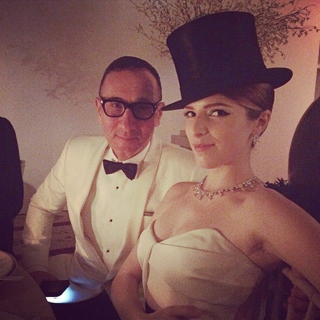 Anna Kendrick rocked a serious top hat with J. Mendel.
Source: Instagram user annakendrick47