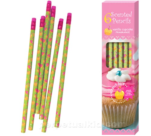 Vanilla Cupcake-Scented Pencils ($6)