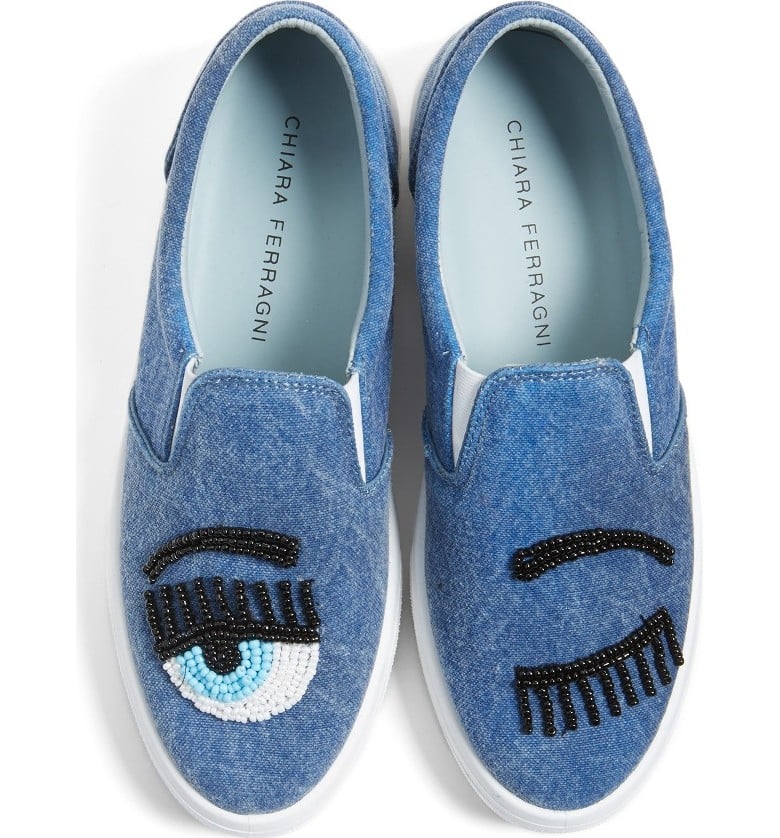 Chiara Ferragni Flirting Beaded Slip-On Sneaker