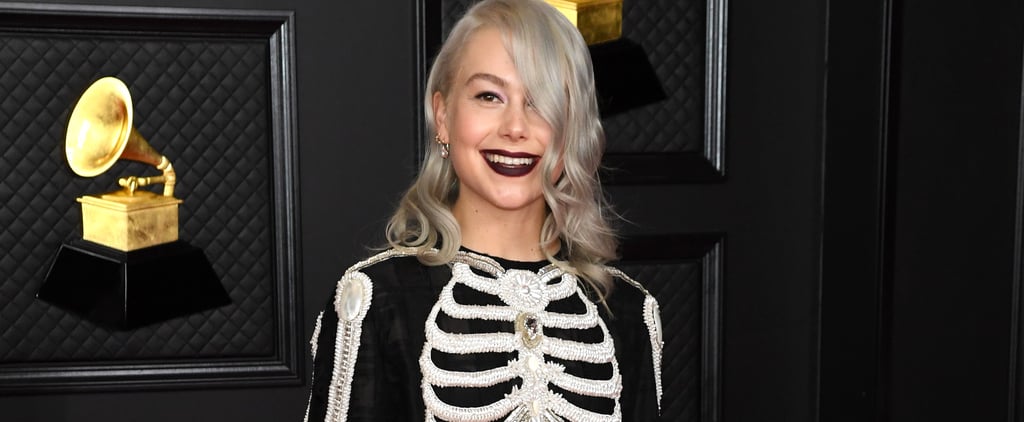 Phoebe Bridgers Wears Thom Browne Skeleton Dress to Grammys