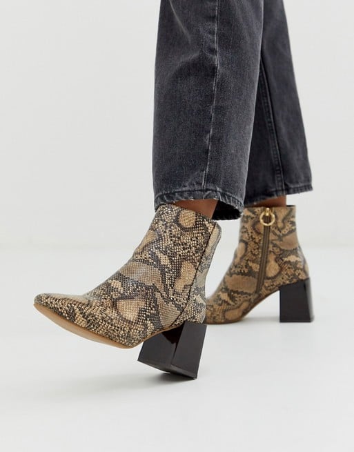 ASOS Design Reed Heeled Ankle Boots