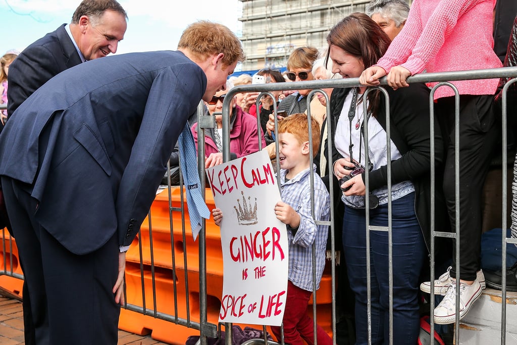 Prince Harry Embraces Former Teacher in New Zealand