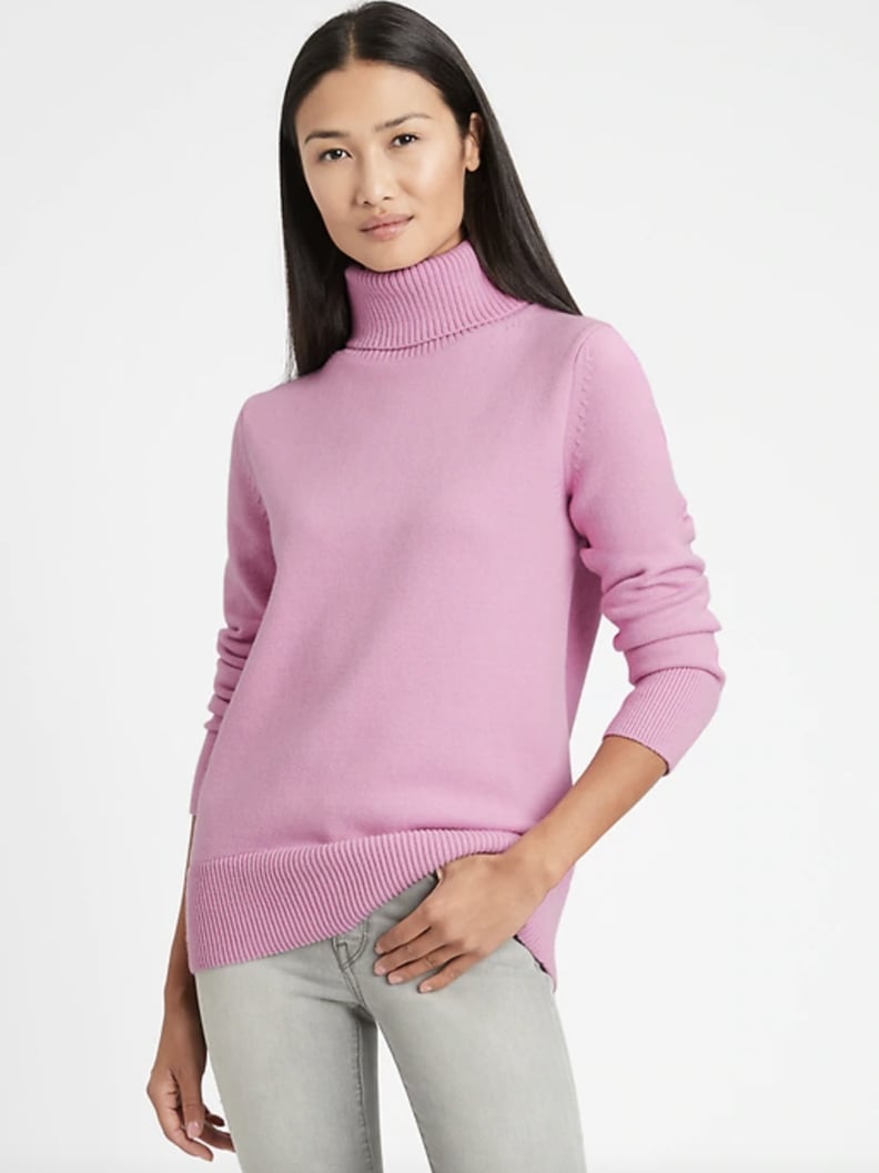 Relaxed Chunky Turtleneck Sweater