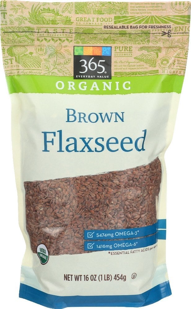 Organic Brown Flaxseed Best Healthy Whole Foods Foods on Amazon