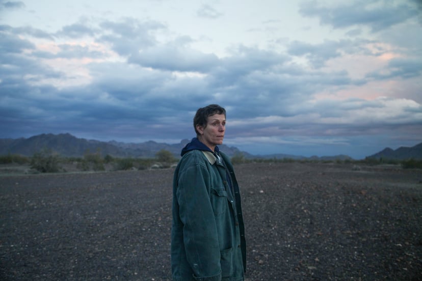 NOMADLAND, Frances McDormand. ph: Joshua Richardson / TM & copyright Fox Searchlight Pictures. All rights reserved. / Courtesy Everett Collection