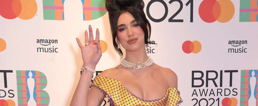 Très Chic — Dua Lipa Ditched Colorful Nail Art For a Classic Deep French Manicure