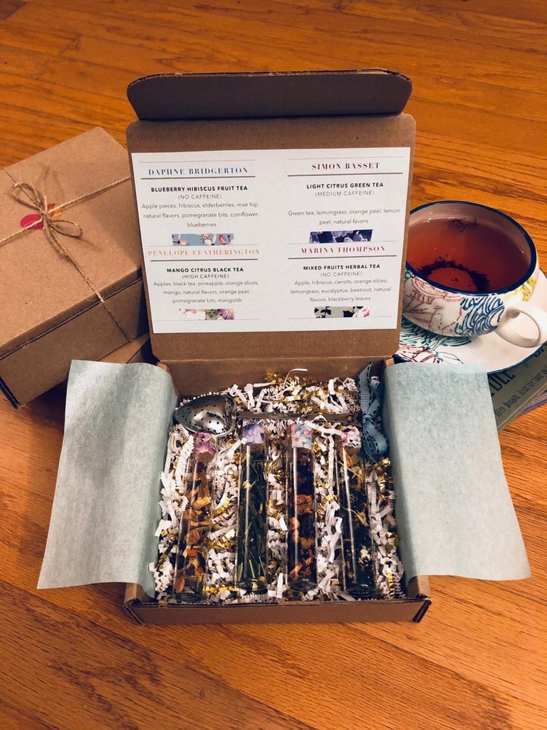 Bridgerton Tea Vial Set Gift Box