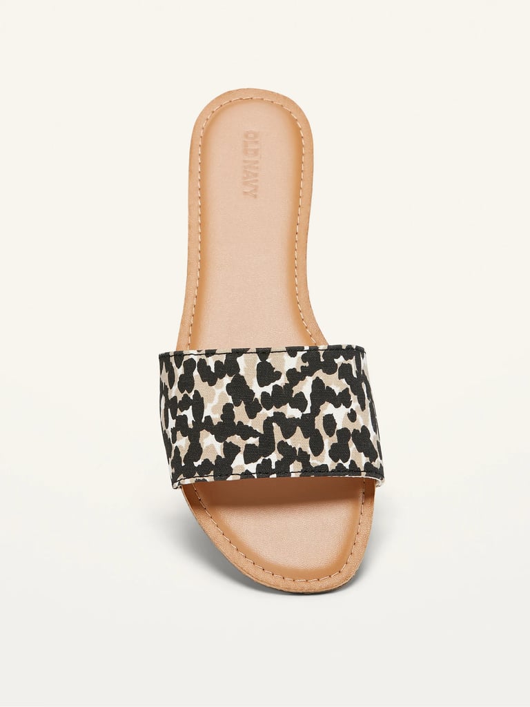 Textile Slide Sandals