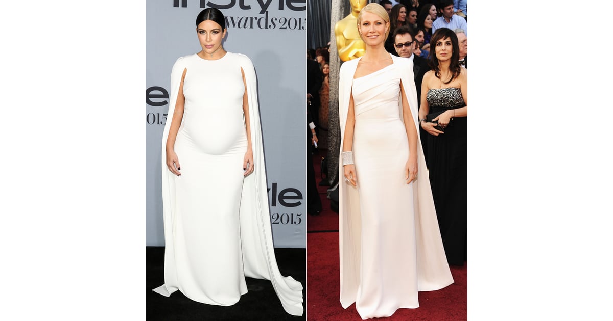 Kim S Valentino Cape Dress Looked Similar To Gwyneth S Kim Kardashian Was Queen Of The Red Carpet In A Tight White Cape Dress Popsugar Fashion Photo 3 Shop now on the official online boutique. kim s valentino cape dress looked