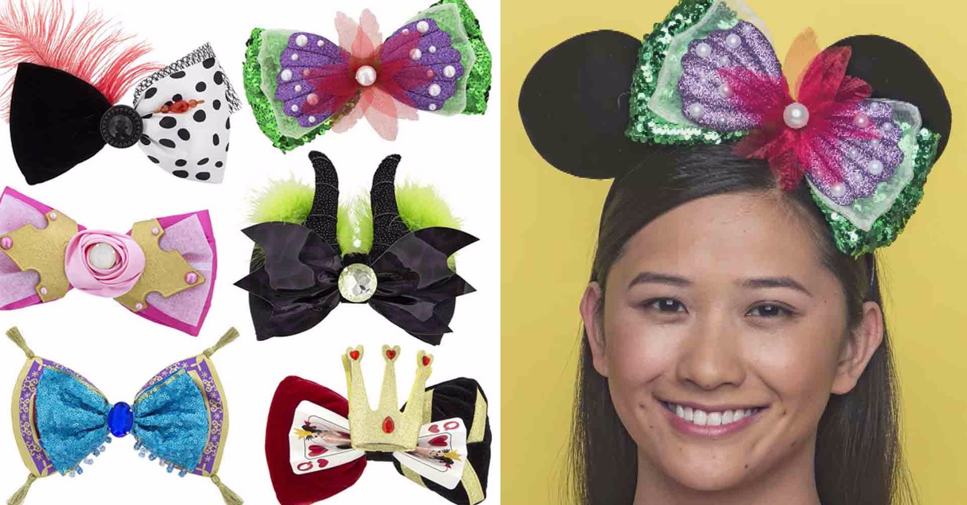 Disney Ears Interchangeable Bow - Headband with 4 Bows LOT il_fullxfull.6632533710_cnj8.jpg main image 4