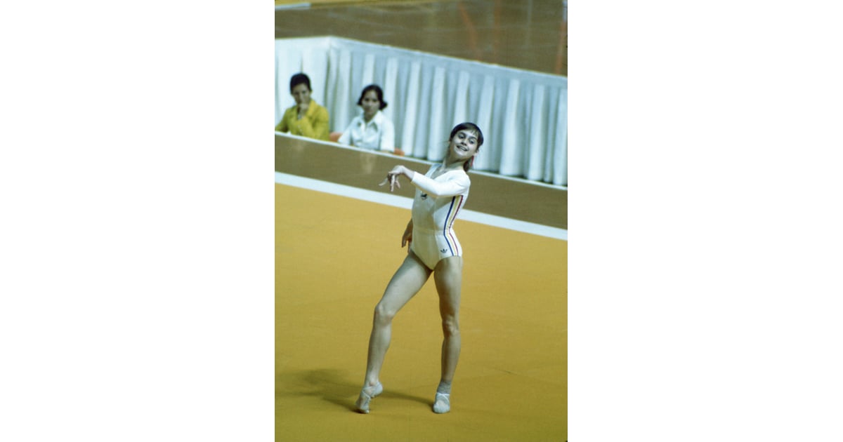 Nadia Performs Her Floor Routine At The Olympics Nadia Comaneci