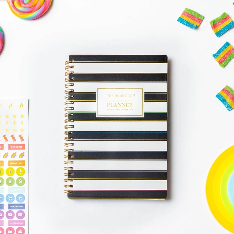 For a Colorful Accent: The Home Edit 2021-22 Academic Planner in Roy G Biv
