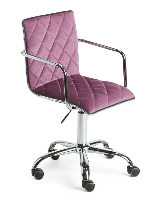 Phoebe Velvet Office Chair