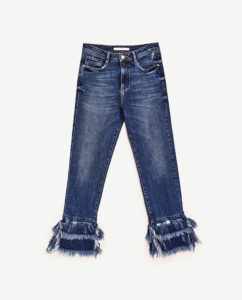 You can thank Zara for creating double fringe layers ($50).