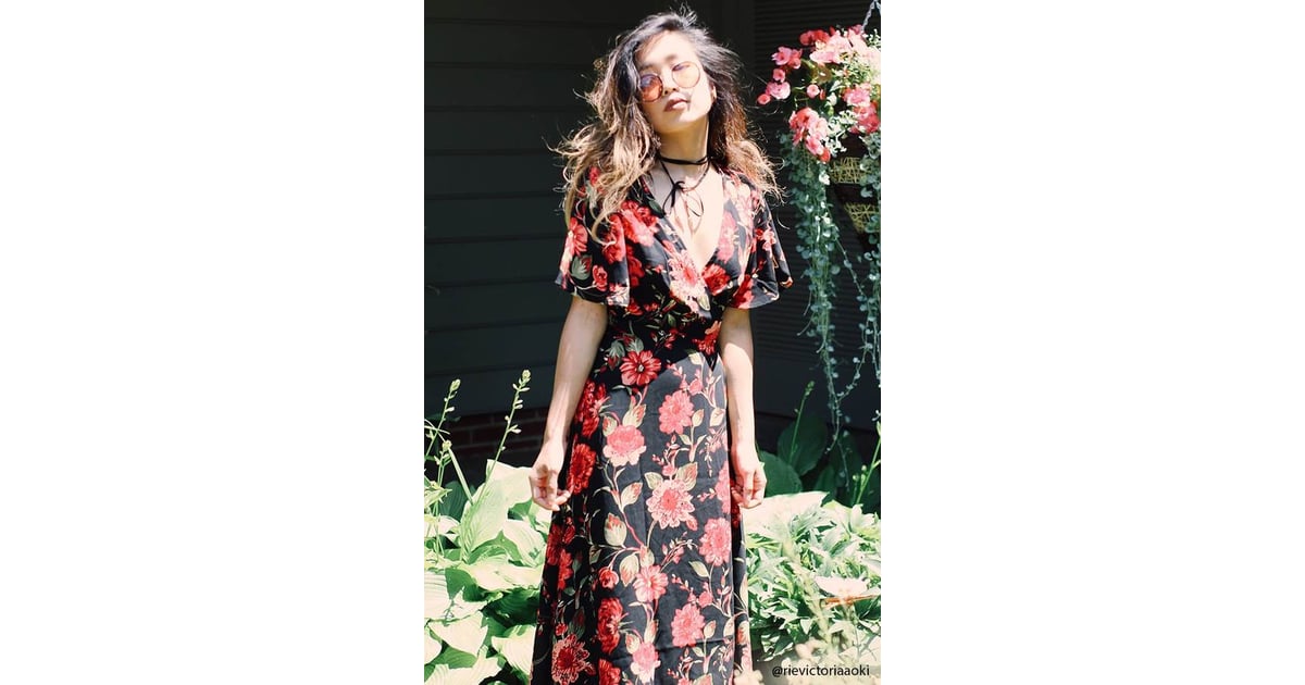 forever 21 contemporary floral dress