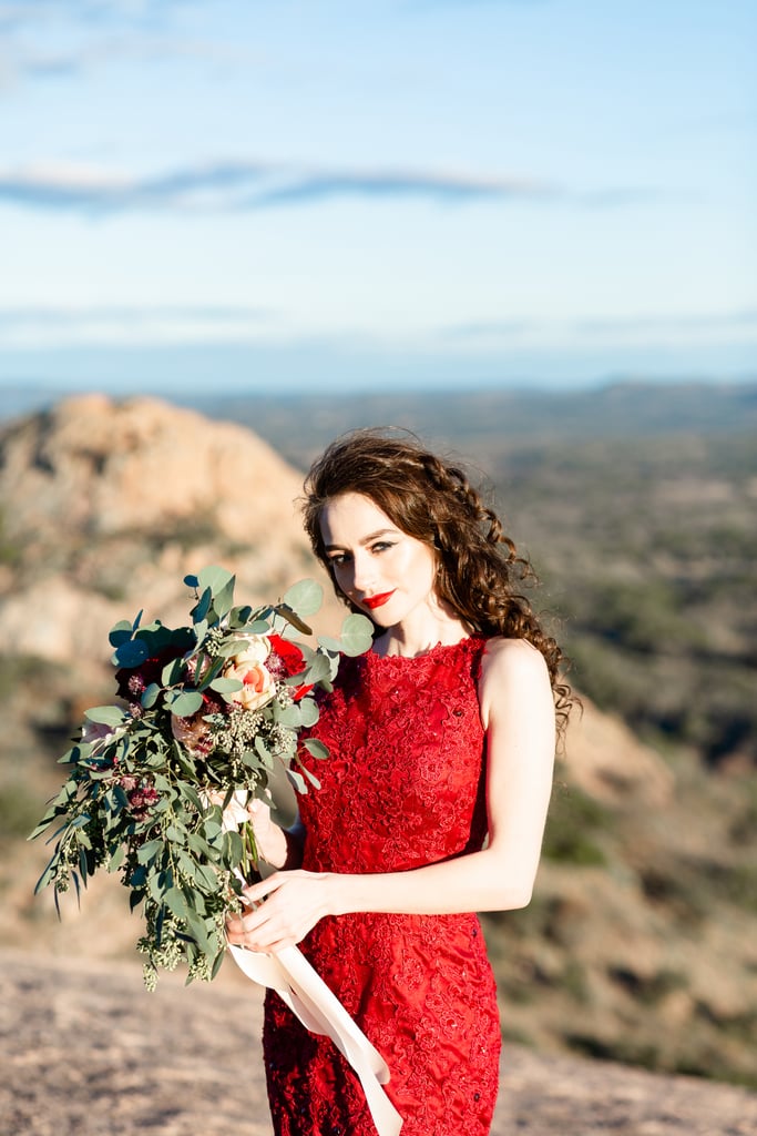 Red Amazon Dress For Engagement Photo Shoot POPSUGAR Love & Sex Photo 34