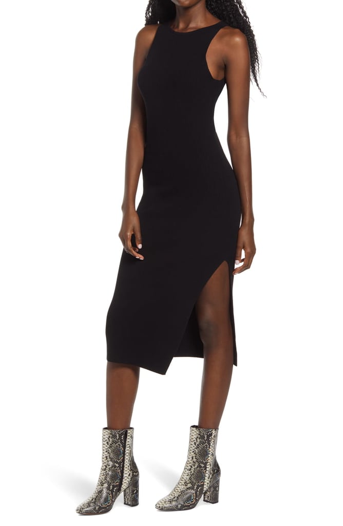 Leith Rib Sleeveless Midi Dress