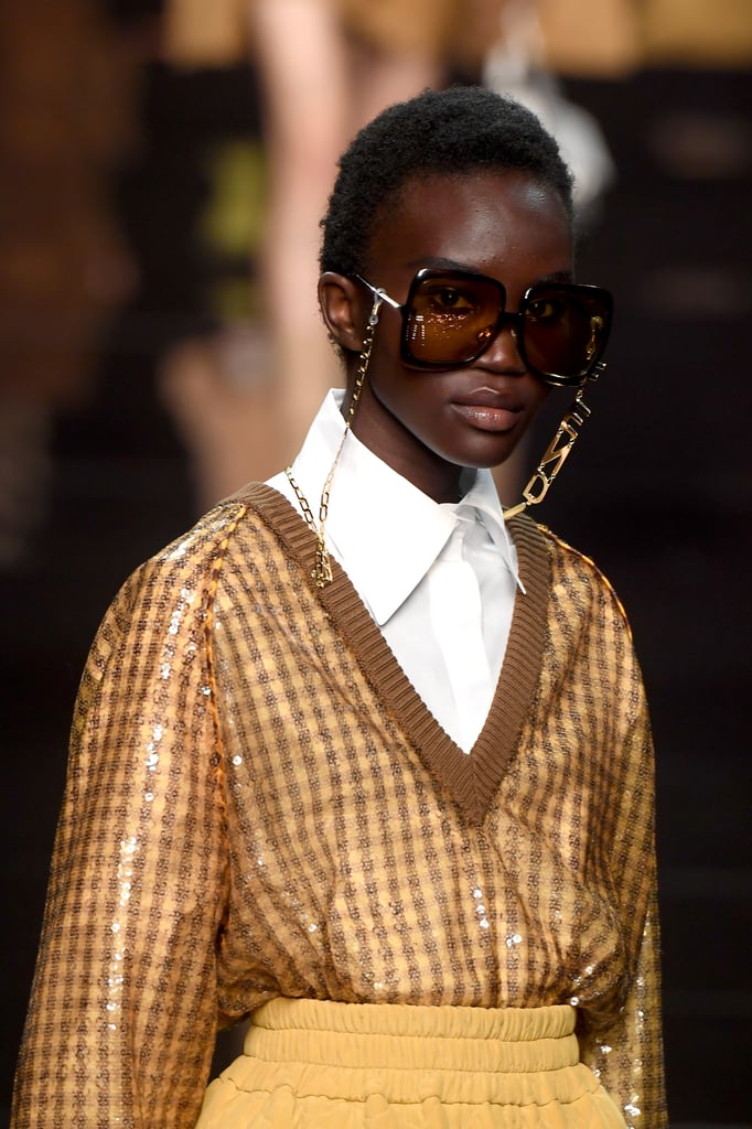 Sunglasses on the Fendi Runway at Milan Fashion Week
