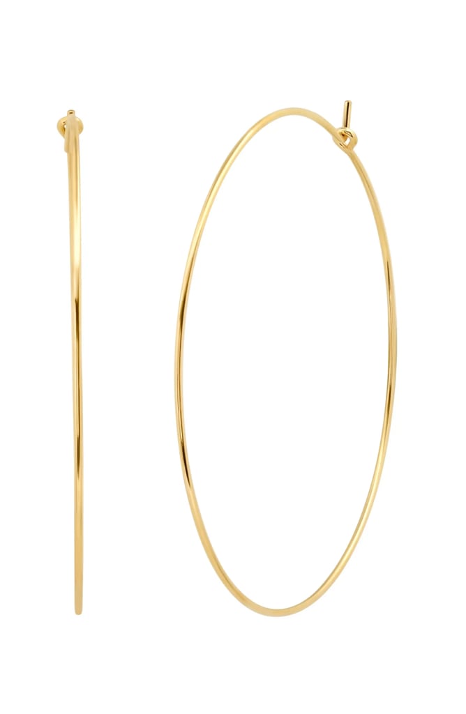 Statement Hoops: BYCHARI Hoop Earrings