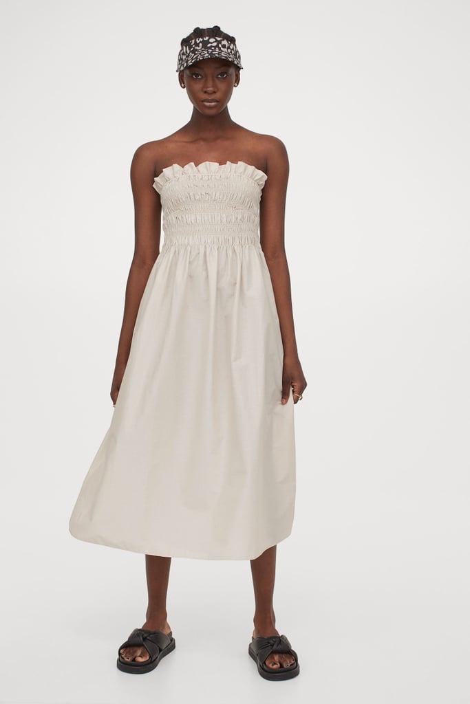 H&M Smocked-Bodice Dress