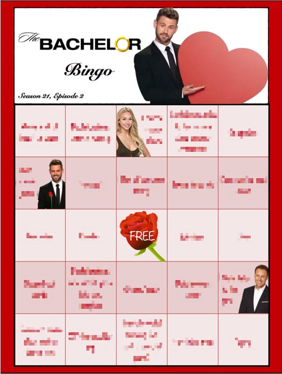 Bachelor Bingo Bachelor Bingo