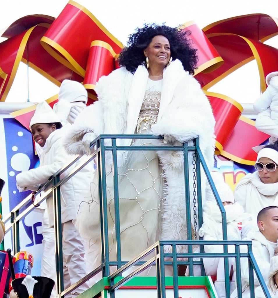 Diana Ross and Family at the Macy's Thanksgiving Parade 2018