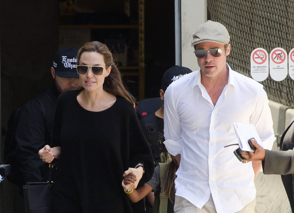 And clearly, Brad Pitt's a man who knows his way around a pair of sunglasses, too.