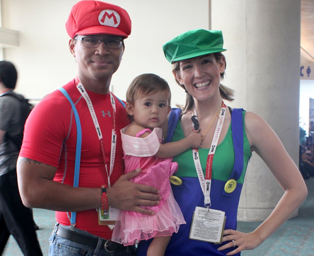 Mario, Luigi, and Princess Peach