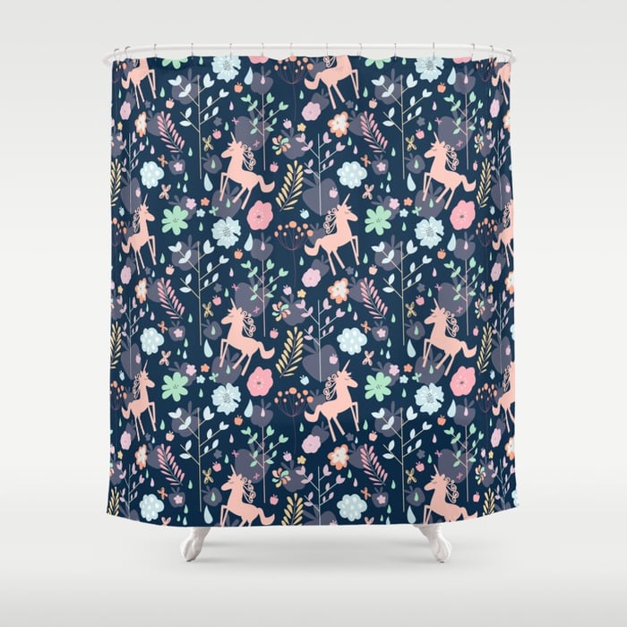 Society6 Unicorn Shower Curtains