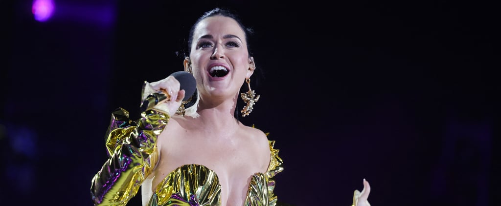 Katy Perry's Gold Dress at King's Coronation Concert