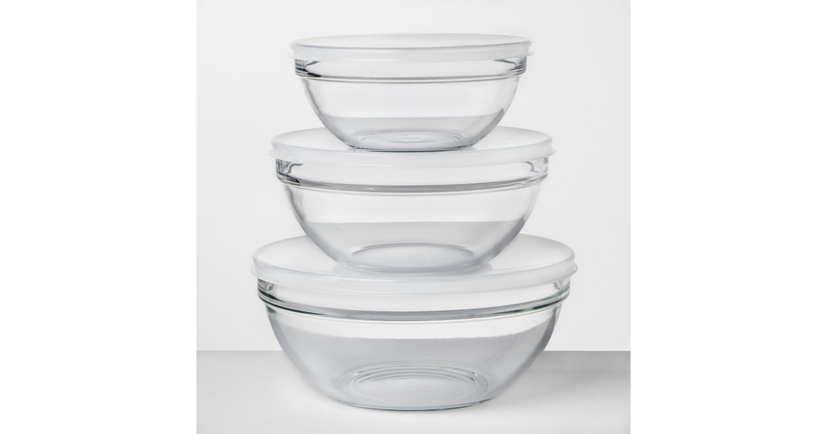 Glass Covered Mixing Bowl (13 for a set of three) Target's Made by