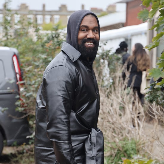 Kanye West Wears Socks and Flip-Flops at Burberry Show