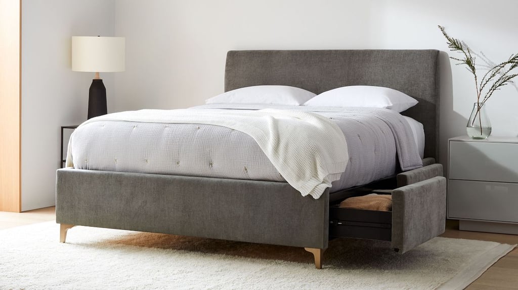 Best Upholstered Bed Frame With Side Storage