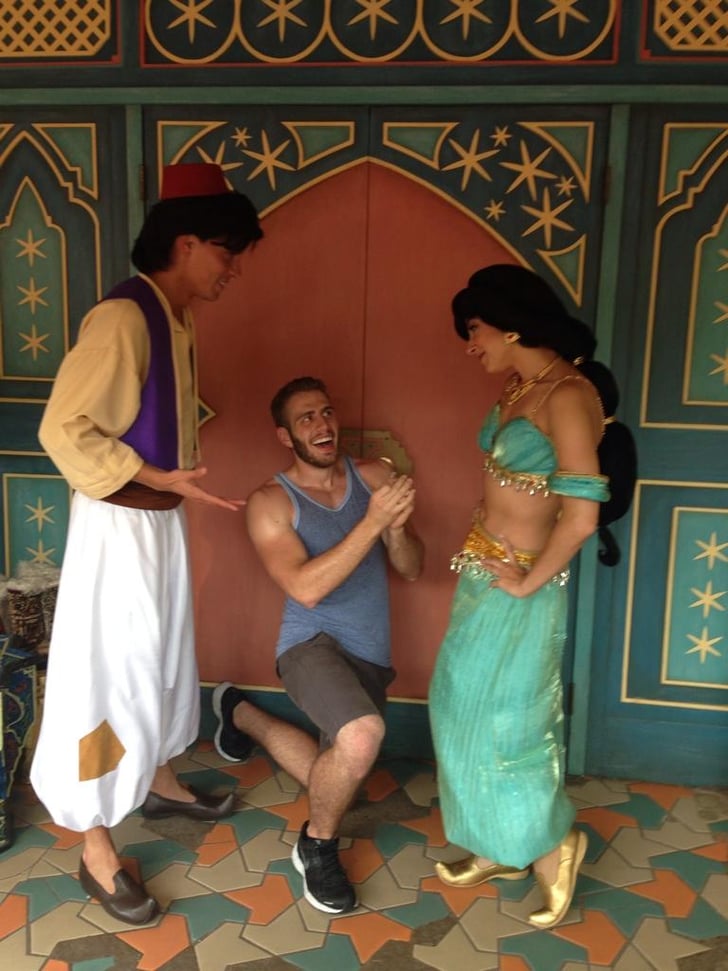 Jasmine Guy Proposes To Disney Princesses At Disney World Popsugar