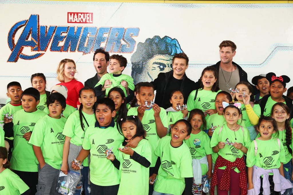 Avengers Cast at Disneyland For Charity Donation April 2019