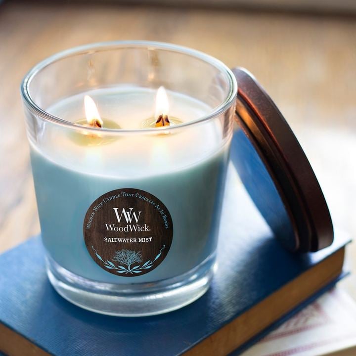 WoodWick Saltwater Mist Double-Wick Jar Candle