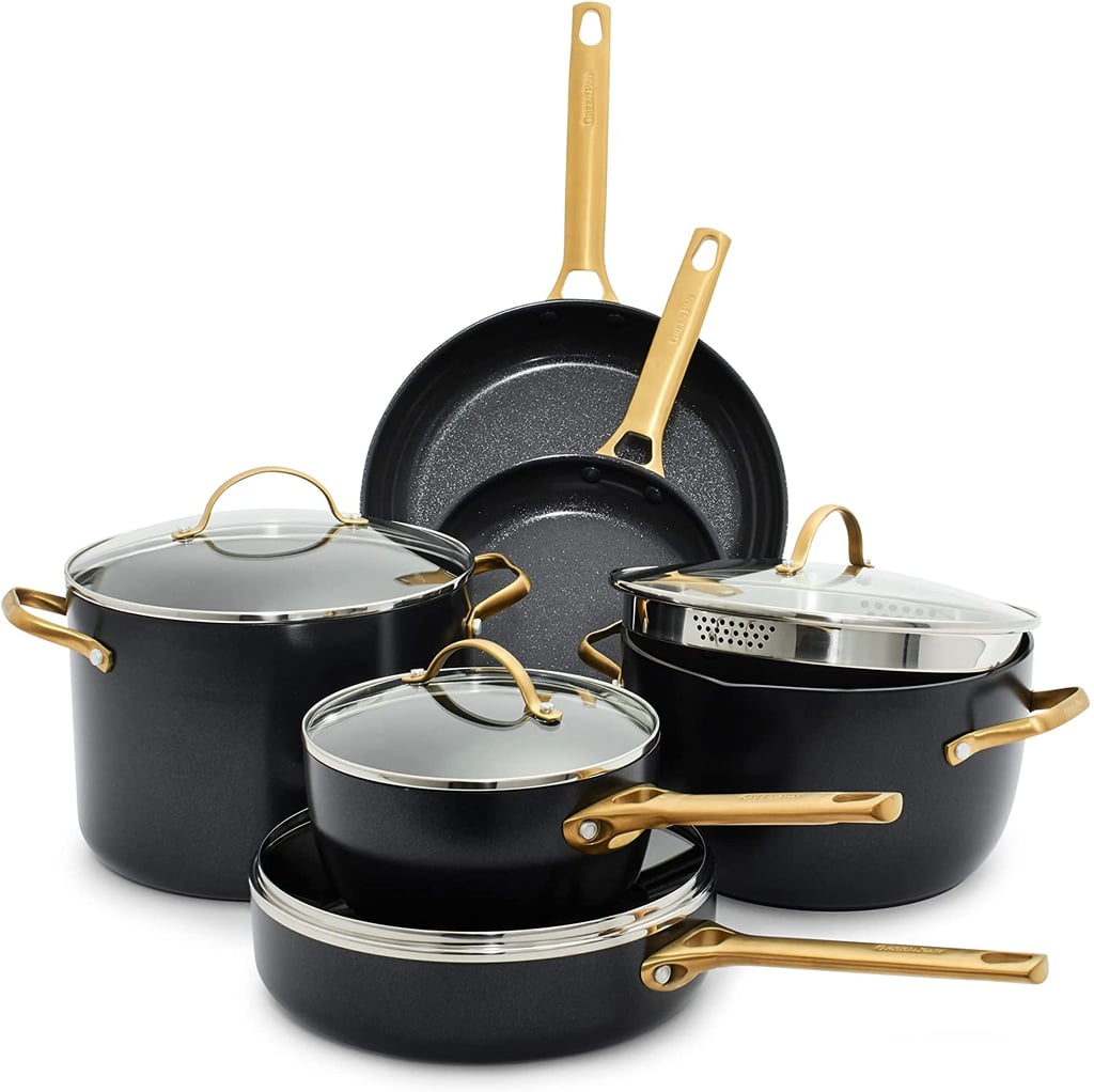 GreenPan Reserve Healthy Ceramic Nonstick Cookware Pots and Pans Set