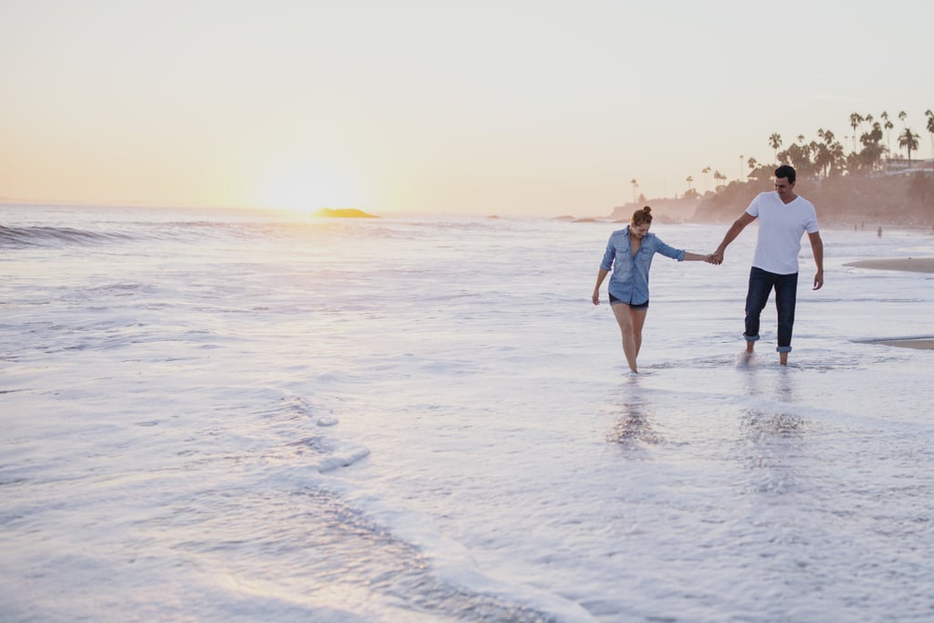 Casual Beach Engagement Shoot