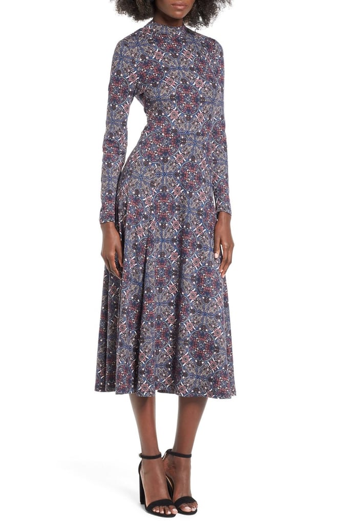 Mimichica Mimi Chica Print Open Back Midi Dress ($48)