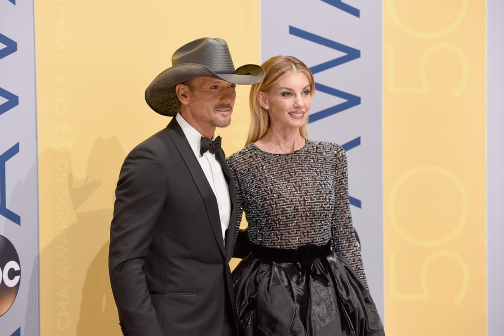 Faith Hill and Tim McGraw at the CMA Awards 2016
