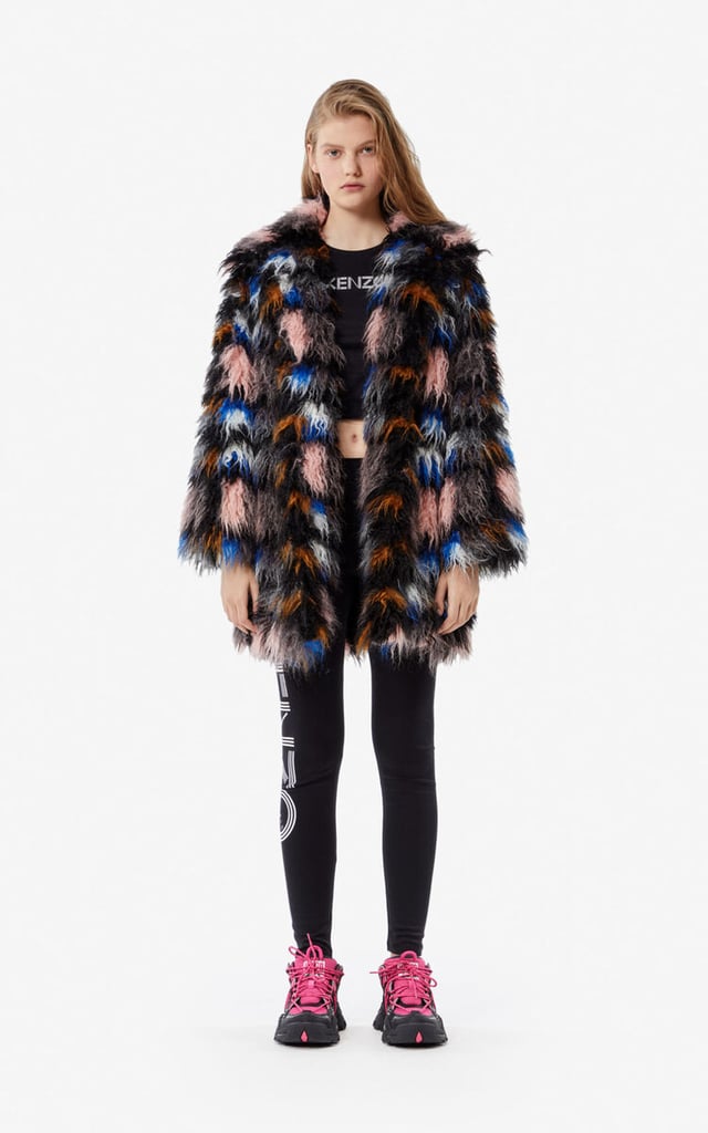 Kenzo Faux Fur Coat