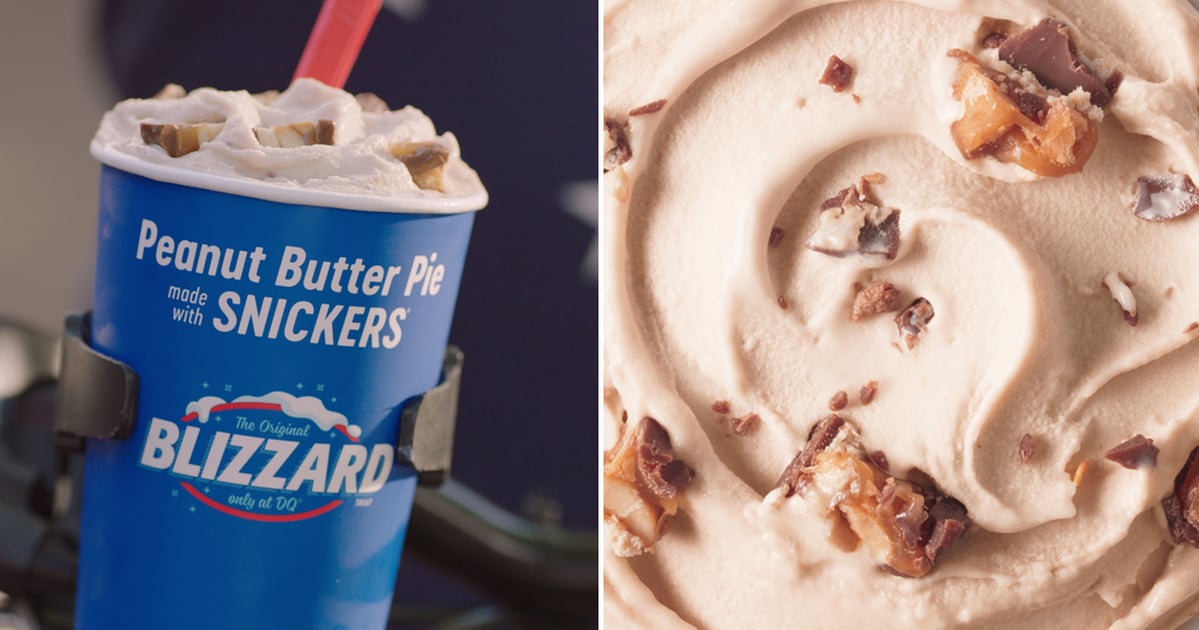 Dairy Queen Snickers Blizzard Treat 2019 POPSUGAR Food